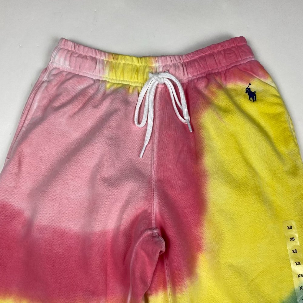 Polo Ralph Lauren Tie Dye Jogger Sweatpants Women's XS French Terry Gym Pants - Picture 3 of 12